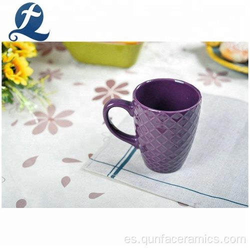 Taza de café impresa taza de cerámica en blanco al por mayor